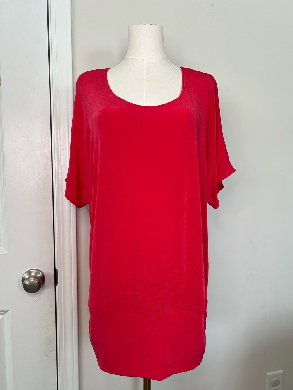 Chico’s Travelers Women’s Pink Soft Stretch Slinky Knit Sz 3 ~XL Career Casual
